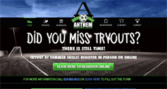 Desktop Screenshot of anthemsoccerclub.com