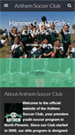 Mobile Screenshot of anthemsoccerclub.com